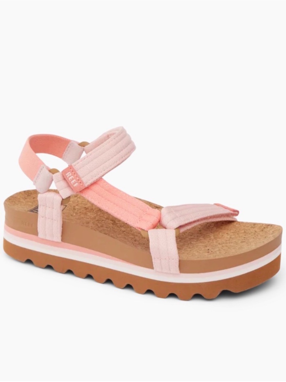 NEW REEF CUSHION REM HI CORAL DUO (Pinks) cushiony bouncy footbed Arch Support 8 - Picture 3 of 12